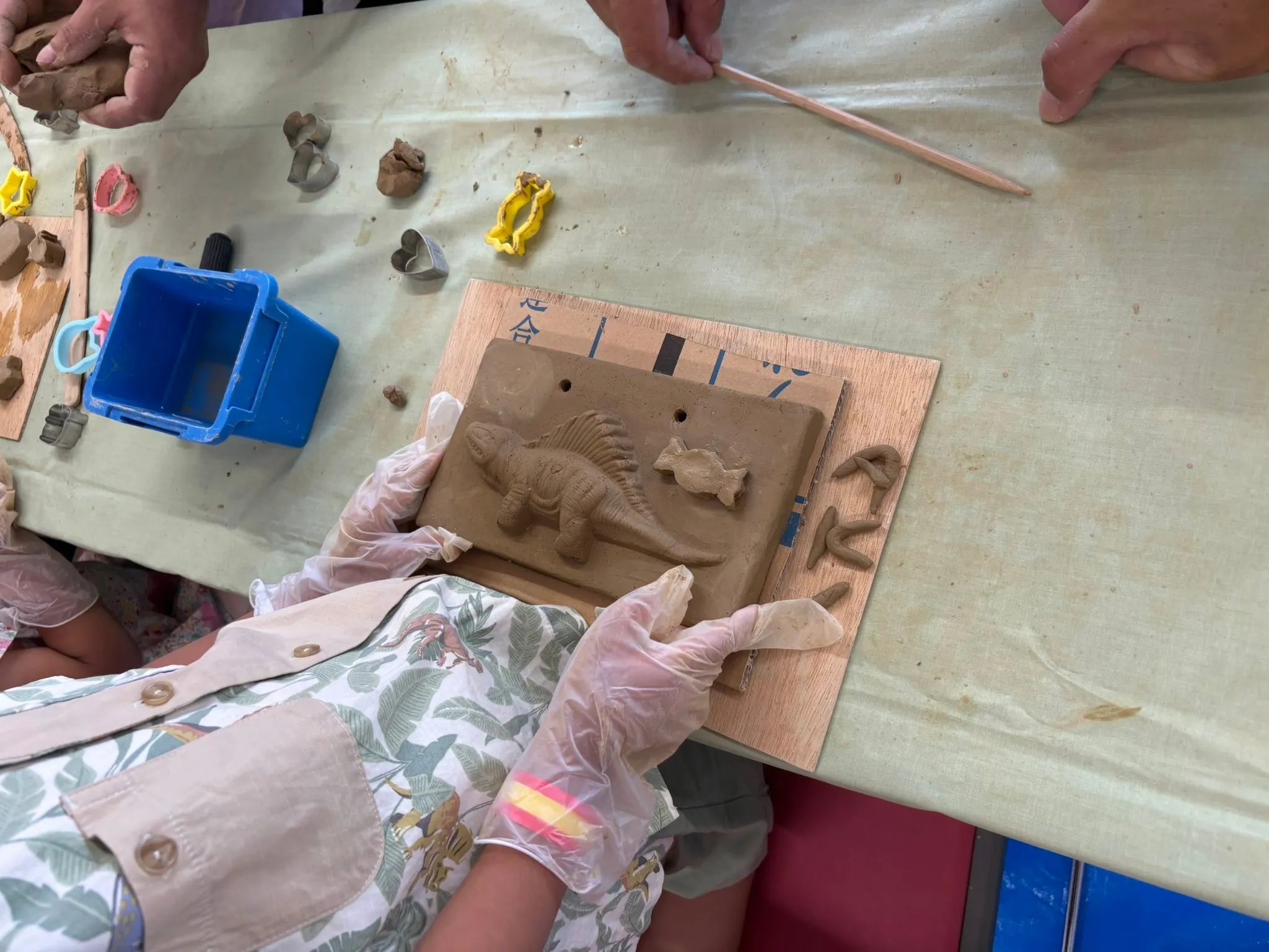 今日は子どもたちのイベントに👦👧職人が参加💪。