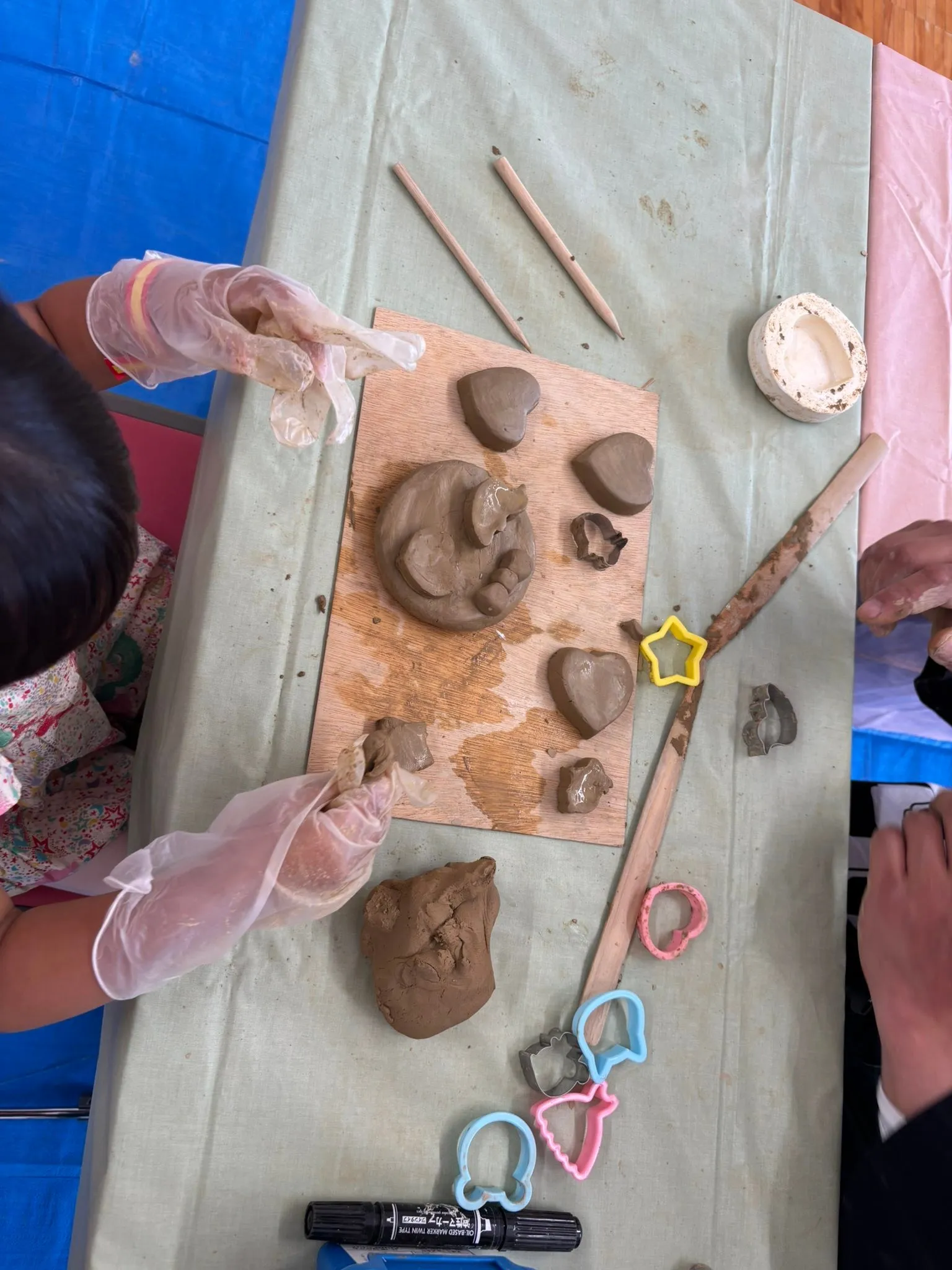 今日は子どもたちのイベントに👦👧職人が参加💪。