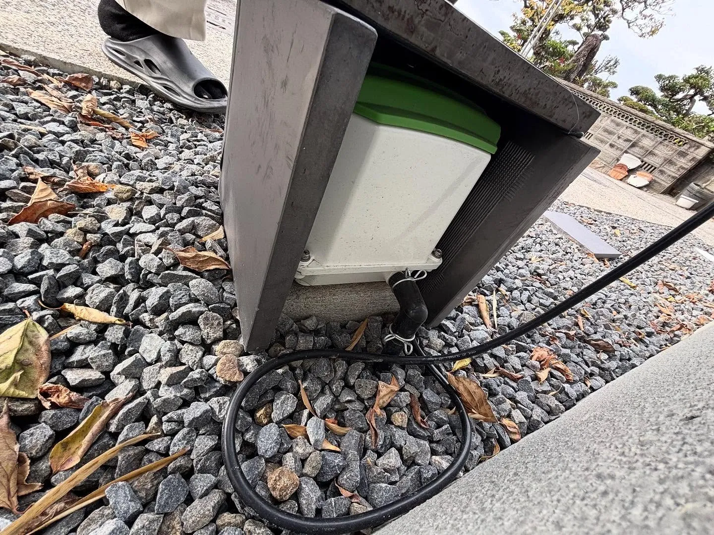 瓦の使い方もいろいろ😃。