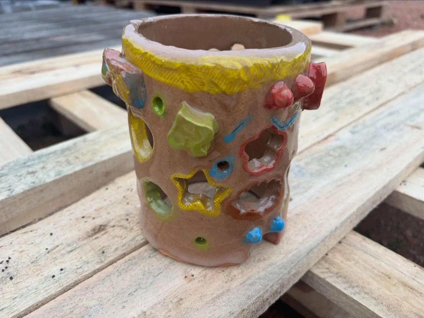 瓦ランプシェードづくりの出前授業🏫。