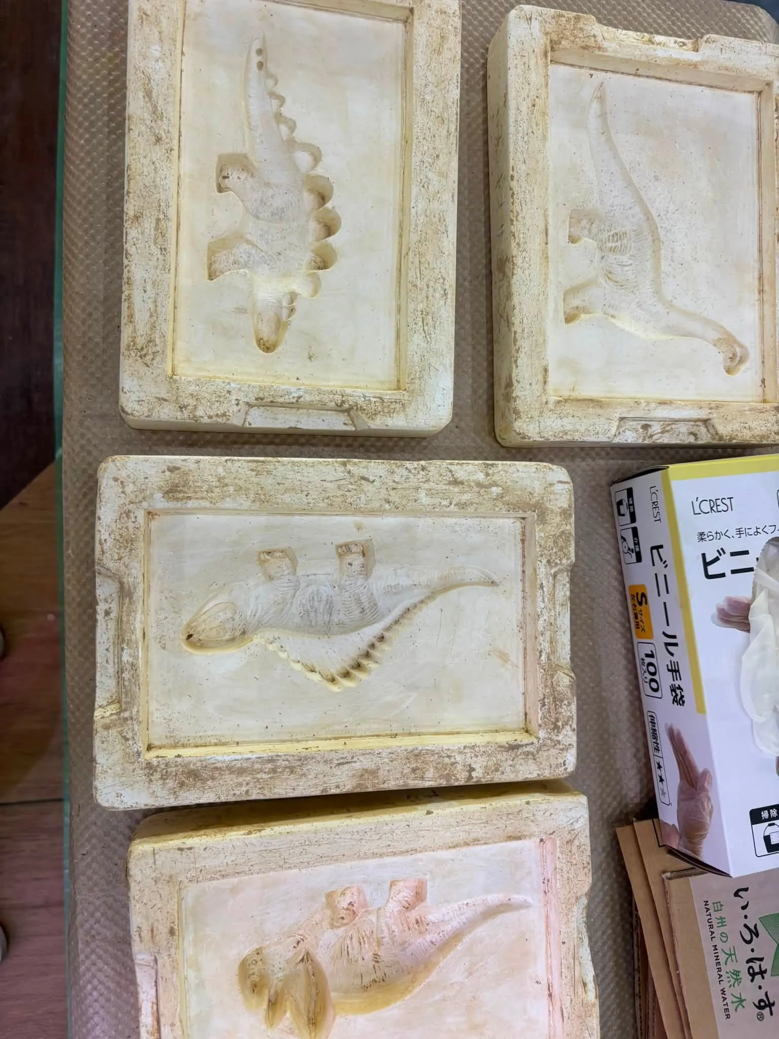 いろんな 型 があります🐰🦕🦖👹😸